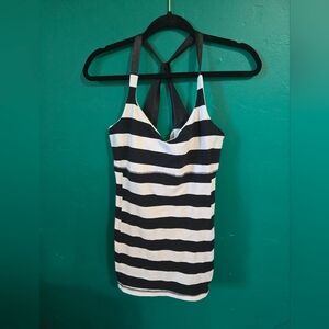 Lululemon Striped Racerback